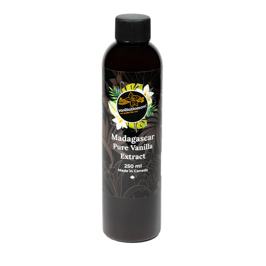 Pure Madagascar Vanilla Extract bottle – Vanillablossom Flavors Canada