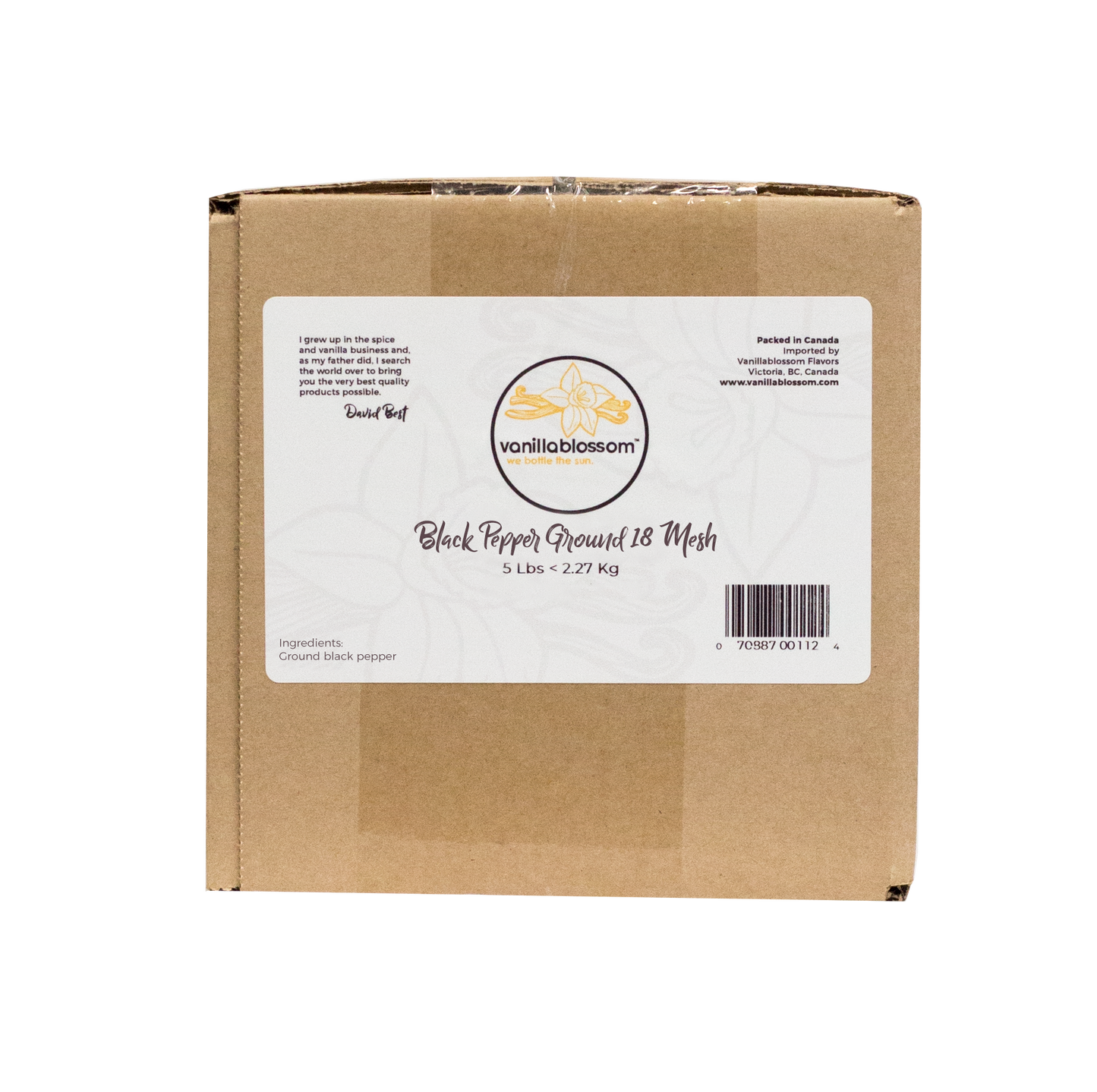 Black Pepper Ground 18 Mesh