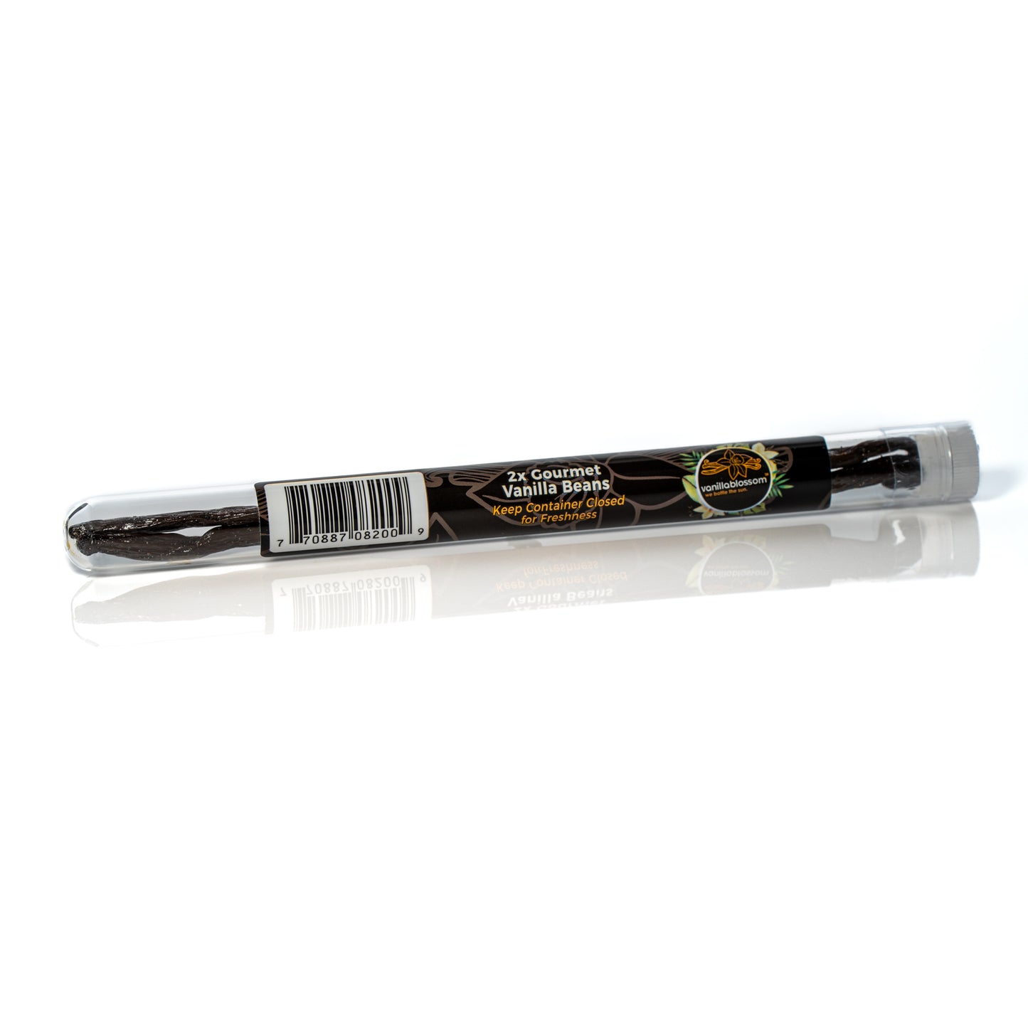 Gourmet Vanilla Beans Grade A in Glass Tube