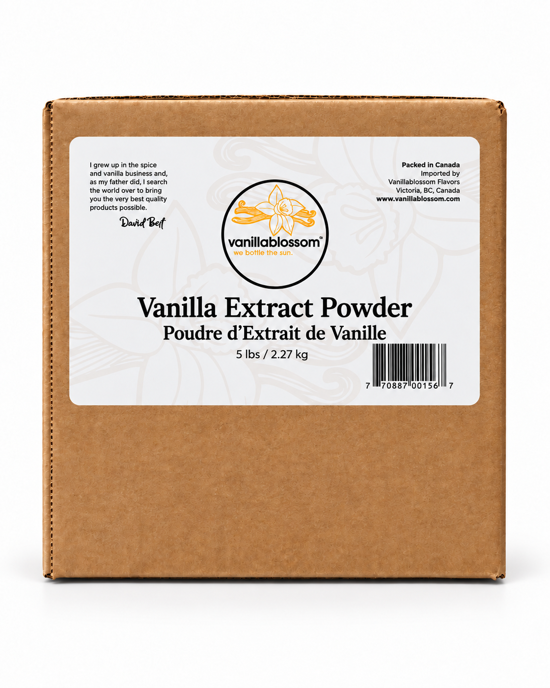 Extrait de vanille en poudre